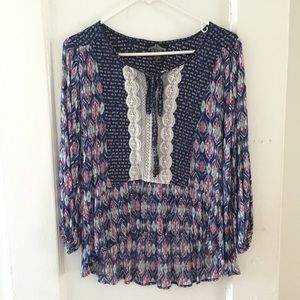 Patterned Blouse
