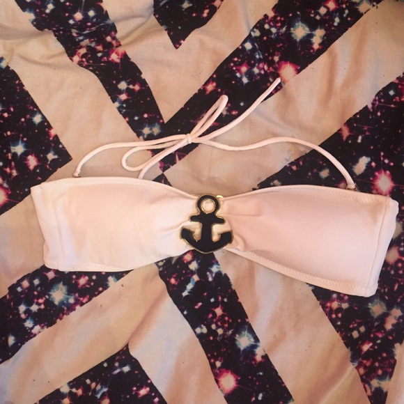 Anchor Bandeau bikini top