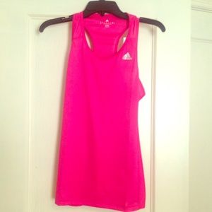 Adidas Climate Pink Workout Tank #BrandNew