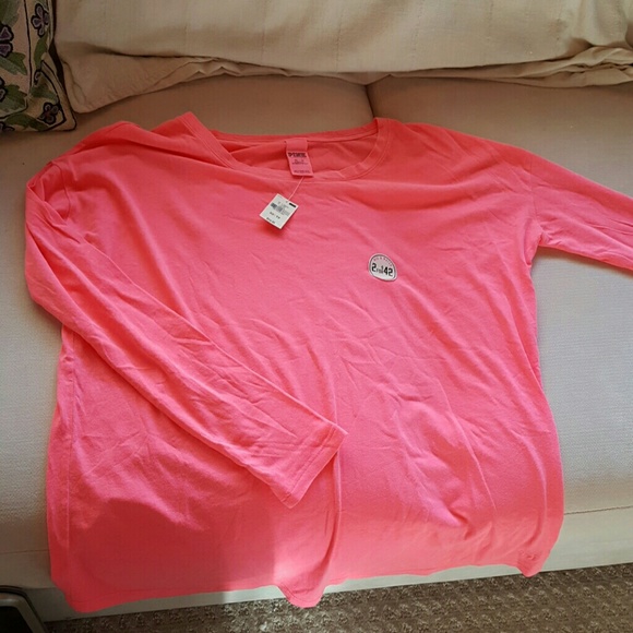 Victoria Secret hot pink long sleeve