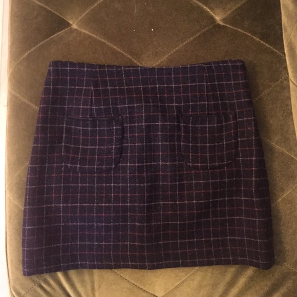 Never worn!! Plaid box skirt