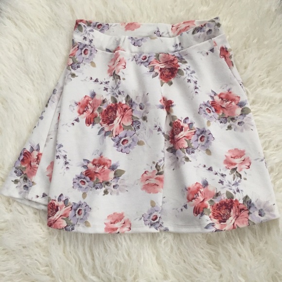 Floral Skater Skirt