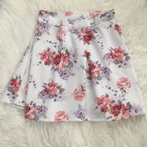 Floral Skater Skirt