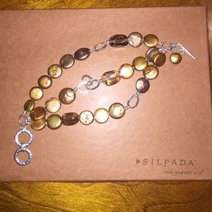 Retired Silpada bronze coin bracelet