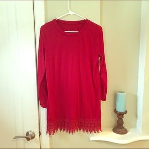Cranberry tunic