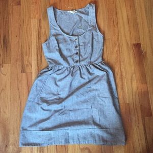 Grey sundress dress by Cope (Urban Outfitters)