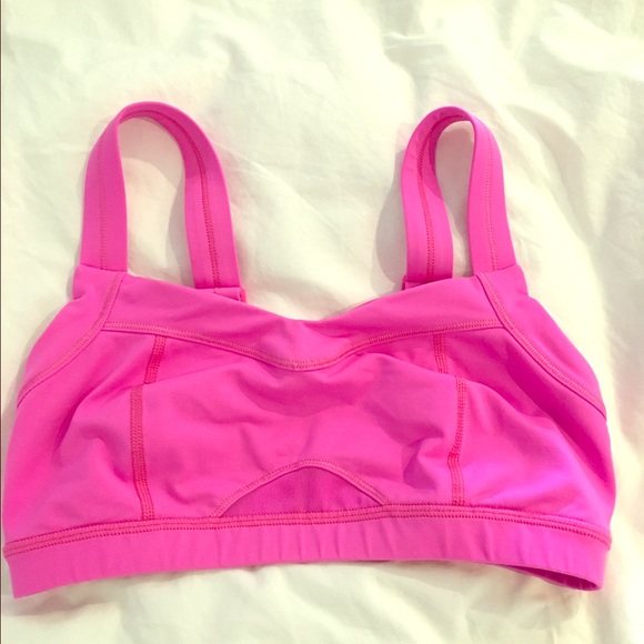 Lulu lemon bright pink sports bra