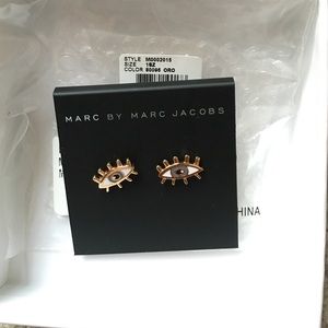 Marc by Marc Jacobs eye earrings