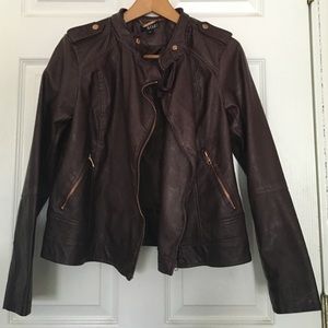 Faux Leather Jacket