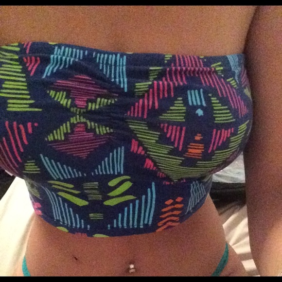 Colorful tube top