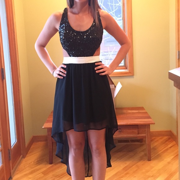 High-low homecoming dress