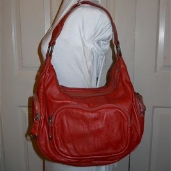 Leather hobo bag