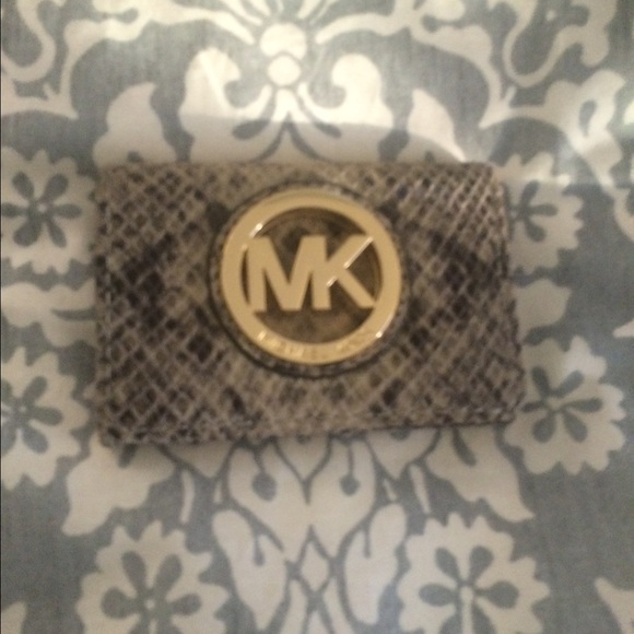 Michael Kors Snakeskin Card Holder