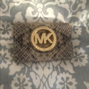 Michael Kors Snakeskin Card Holder