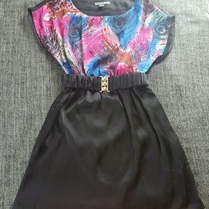 Forever 21 peacock dress!