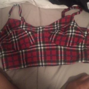 Plaid top