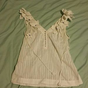 Anthropologie leifsdottir white blouse
