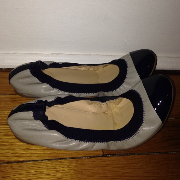 J.Crew Mila Cap Toe Leather Flats