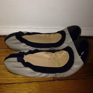 J.Crew Mila Cap Toe Leather Flats