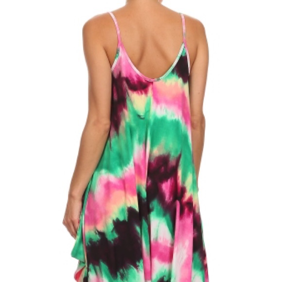 🇺🇸Rainbow Tie Dye Harem Jumpsuit - Picture 3 of 4