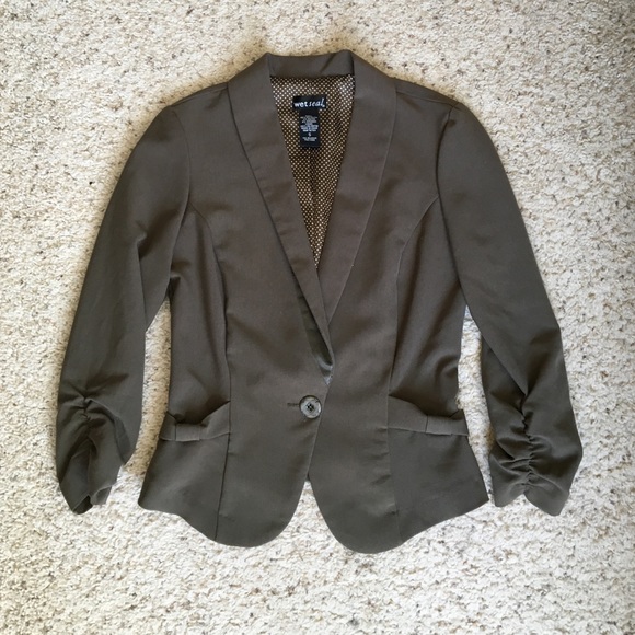 Olive green blazer