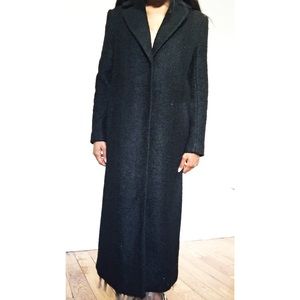 Forever 21 Black Floor Length Coat
