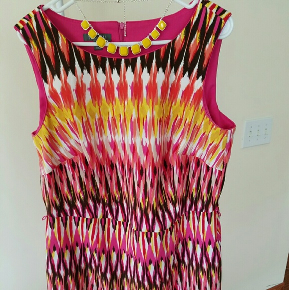 Rozali Pink Sheath Dress