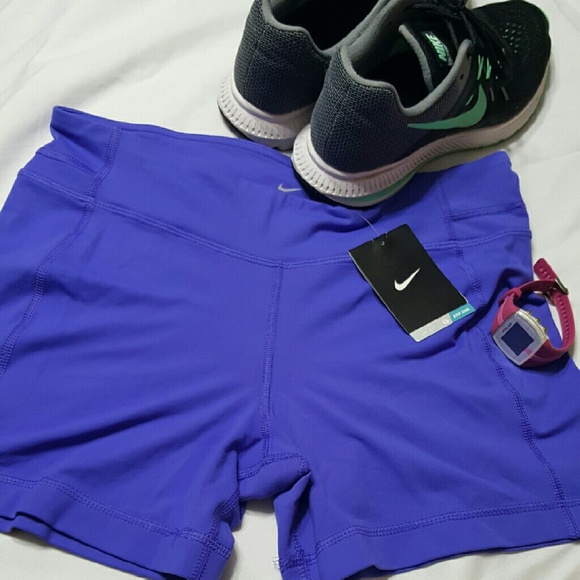 Nike Pants - NWT Nike Pro Athletic Shorts in Purple