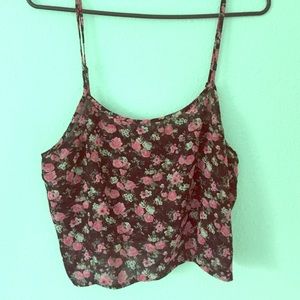 Floral crop top
