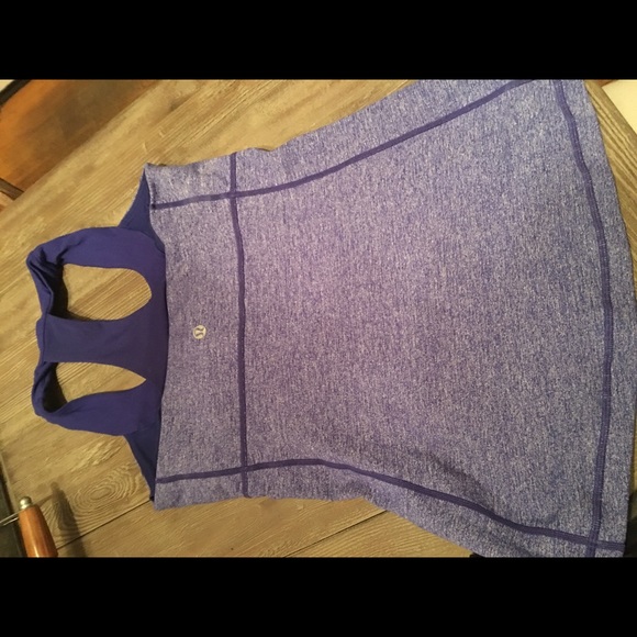 Lululemon Scoop neck tank 6 blue - Picture 2 of 2