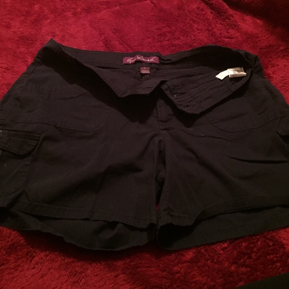 Dark blue shorts!