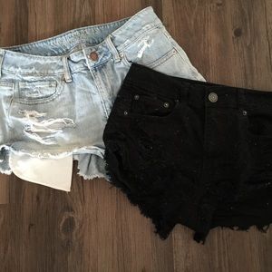 High waisted shorts
