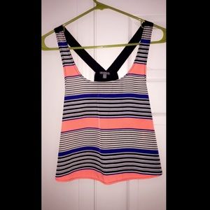 Charlotte Russe razorback crop top