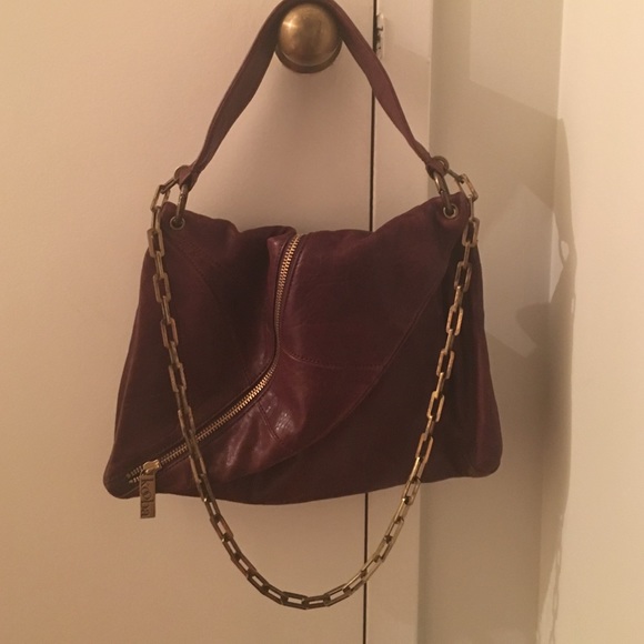 Kooba brown chain shoulder bag