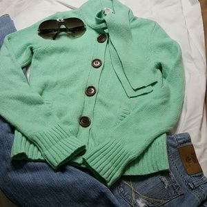 Gorgeous J.Crew Mint Cardigan