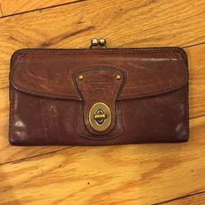 Coach rustic  long wallet!