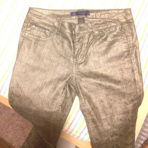 Patterned Tinsel Jeans