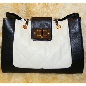 Aldo Hawke Bag - Black and White