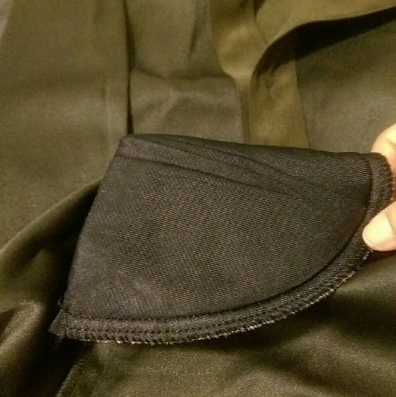 Vintage dark green button down shirt - Picture 3 of 4