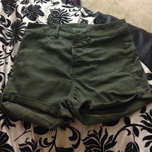 Olive Green Shorts