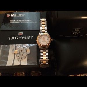 💯Authentic TAG Heuer Aquaracer Lady with Diamonds
