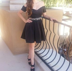 Short black homecoming/prom/formal dress