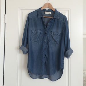 Abercrombie & Fitch Chambray top (M)