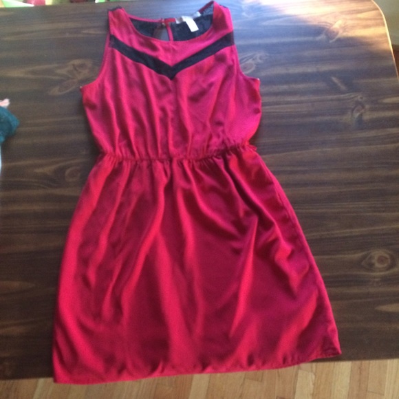 red dress