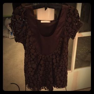 Charlotte Russe Brown Top