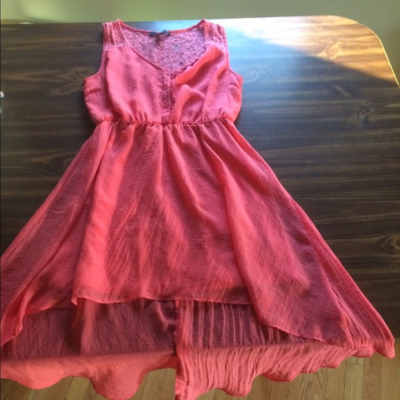 coral dress