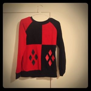 Harley Quinn pullover crew cut sweatshirt