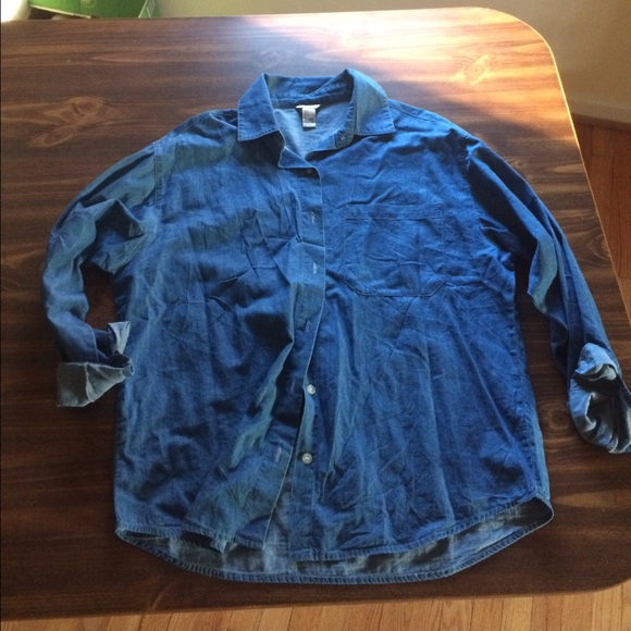 denim button down