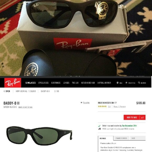 NEW Ray Ban Daddy O II Sunglasses