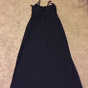 Black maxi dress
